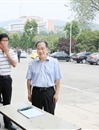 校党委书记王磊检查指导JIUZHOU SPORTS安全稳定工作