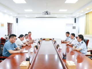 淮北市消防救援支队领导来JIUZHOU SPORTS慰问