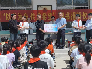  筑梦乡村行 书香润童心 JIUZHOU SPORTS向砀山县葛集镇毛雷庄村小学捐赠千余册图书